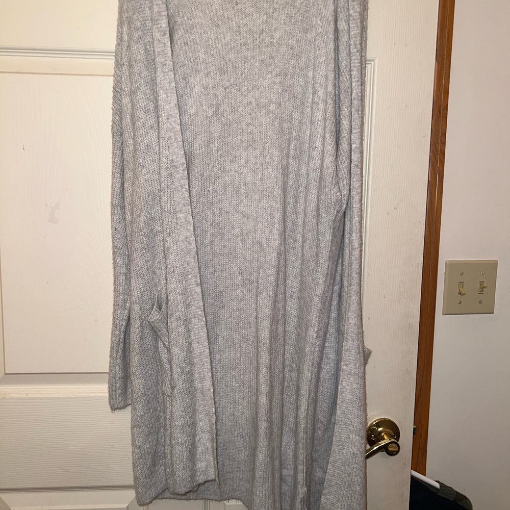 American Eagle Outfitters Gray Cardigan